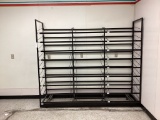 ROLLING BAKERY SHEET TRAY DISPLAY RACK