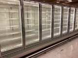 HILL PHOENIX 5 GLASS DOOR FREEZER NSF