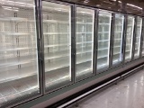HILL PHOENIX 5 GLASS DOOR FREEZER NSF