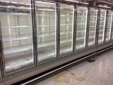 HILL PHOENIX 5 GLASS DOOR FREEZER NSF