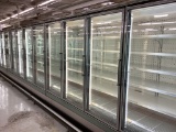 HILL PHOENIX 4 GLASS DOOR FREEZER NSF