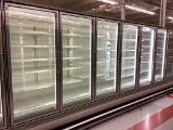 HILL PHOENIX 5 GLASS DOOR FREEZER NSF