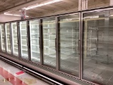 HILL PHOENIX 5 GLASS DOOR FREEZER NSF