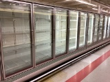 HILL PHOENIX 5 GLASS DOOR FREEZER NSF