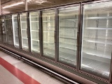 HILL PHOENIX 5 GLASS DOOR FREEZER NSF