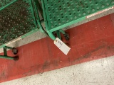1 LOT GREEN STEP STOOLS