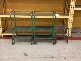 1 LOT GREEN STEP LADDERS