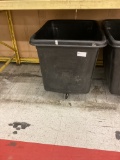 BLACK BINS ON WHEELS