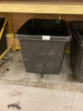 BLACK BINS ON WHEELS
