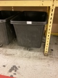 BLACK BINS ON WHEELS