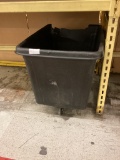 BLACK BINS ON WHEELS