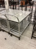 2 DECK ALUMINUM STOCKING CART