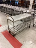2 DECK ALUMINUM STOCKING CART
