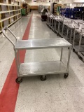 2 DECK ALUMINUM STOCKING CART