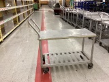 2 DECK ALUMINUM STOCKING CART