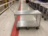 2 DECK ALUMINUM STOCKING CART