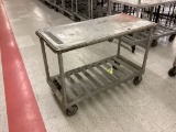 2 DECK ALUMINUM STOCKING CART