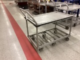 2 DECK ALUMINUM STOCKING CART