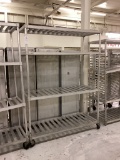 5' ROLLING ALUMINUM STORAGE RACK