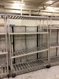 5' ROLLING ALUMINUM STORAGE RACK