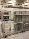 5' ROLLING ALUMINUM STORAGE RACK