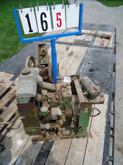 2 cyl. Flat head engine