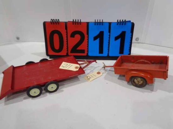 TruScale pickup box & International low bed trailer