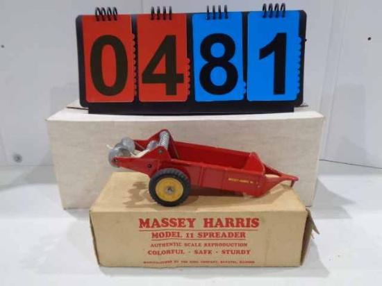 King Co. Massey-Harris model 11 manure spreader