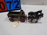 Arcade McCormick-Deering Triple Box Wagon