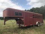1992 Stock Trailer  With Tack room