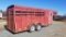 1992 Wil-Ro Stock Trailer with Tackroom