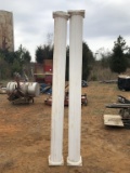 Pair 8’ Aluminum Columns