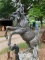 8ft Bronze Rearing Horse Statue