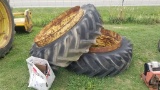 Two Tractor Tires 15.5-38 14