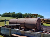 Tanker on boat trailer