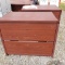 Two Wooden File Cabinets