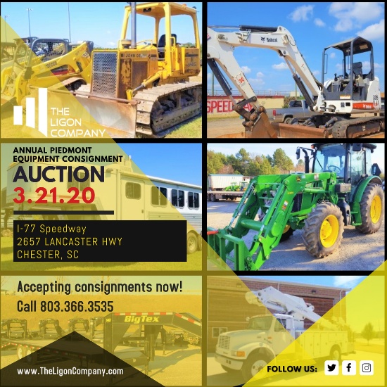 Annual Piedmont Equipment Consignment Auction