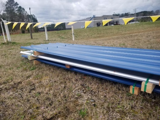 10' Metal Roofing Panels (10) Galvalume