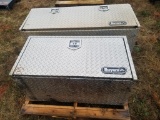 Two Metal Tool Boxes for Truck Beds