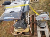 Ryobi Table Saw, Porter Cable Saw, Compressor Tank