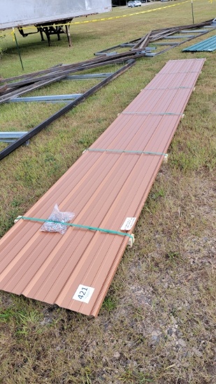 Metal Roofing 10 @ 24'6" Copper Metallic 29 GA.