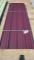 Crinkle Burgandy Sheet Metal 29 Pieces, 10'