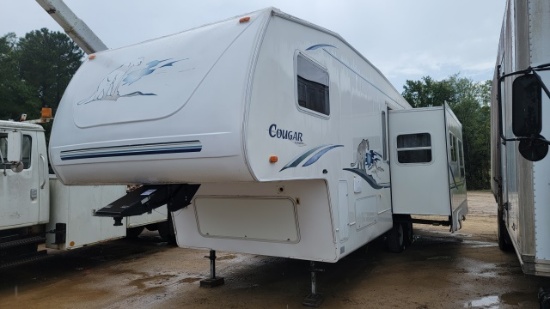 2002 Cougar 5th Wheel Camper