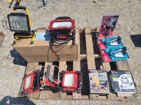 Pallet of Lighting Supplies
