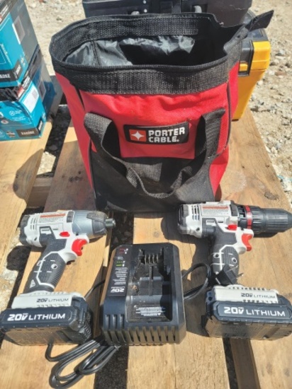 (2) Porter Cable Drills