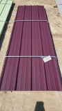 Crinkle Burgandy Sheet Metal 29 Pieces, 10'