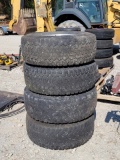 (4) LT 315/70R17 BF Goodrich Tires