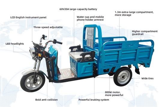 2025 SDLANCH IRET13 Electric Tricycle