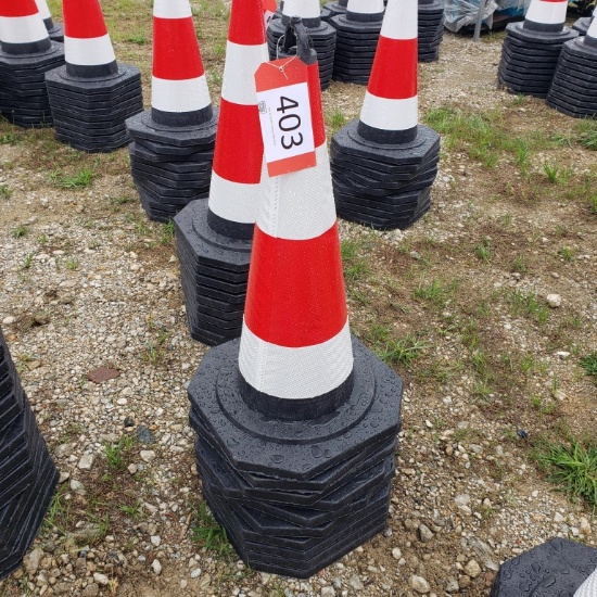(Qty 10 / D) IRSTC Safety Traffic Cones