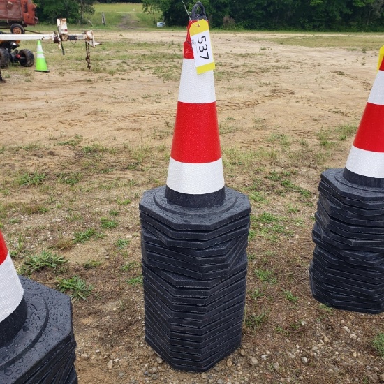 (Qty 20 / F) IRSTC Safety Traffic Cones